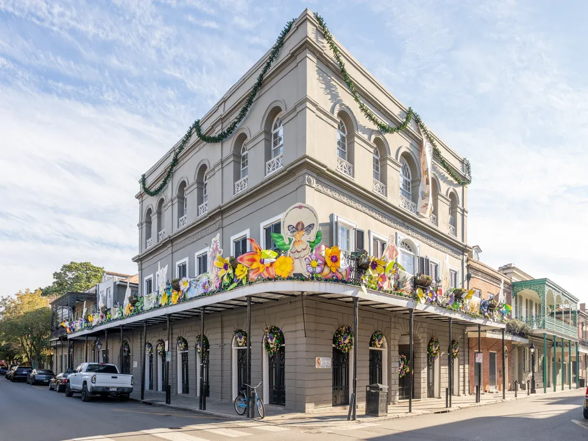 The historic LaLaurie Mansion at 1140 Royal Street in New Orleans, featured on French Quarter ghost and vampire tours